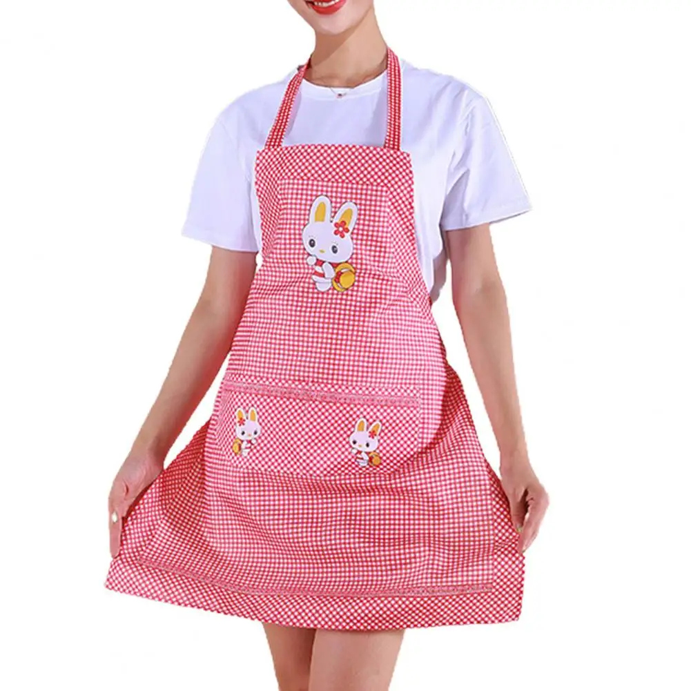 Women's Cartoon Rabbit Kitchen Apron 2