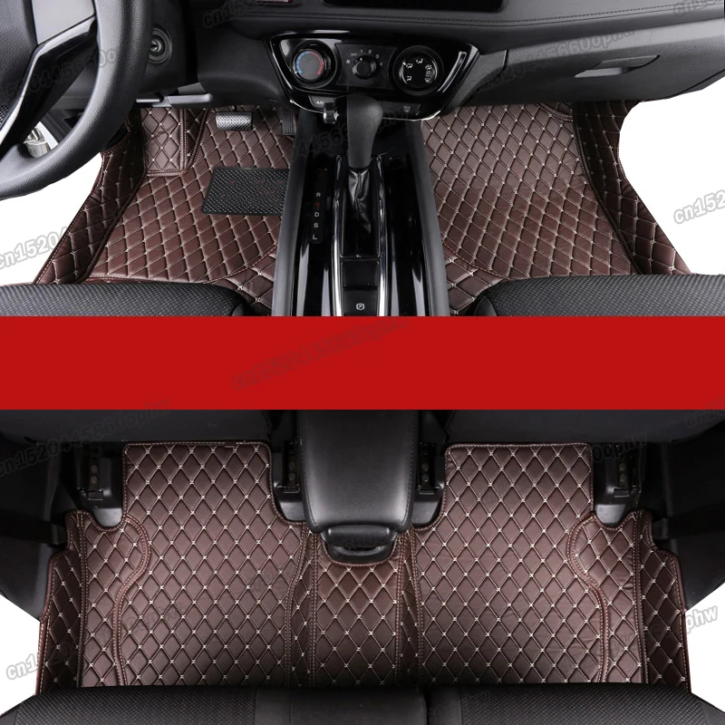 

Leather Car Floor Mats for Honda Hr-v 2015 2016 2017 2018 2019 2020 2021 Accessories Cover Rug Carpet Vezel Auto Hrv styling