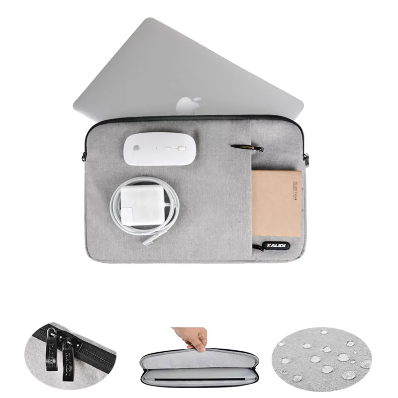Bolsa Impermeável da Luva do Portátil pc Capa para Macbook Air Pro Ratina Xiaomi hp Dell Acer Notebook Computer Case 13 em 14 em 15 em 156 em - Imagem 4