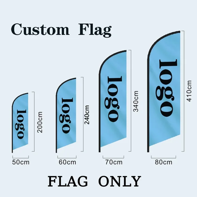 Feather Flag Custom Beach Banner พิมพ์นิทรรศการกิจกรรม Flying โฆษณาฉลองโปรโมชั่น Indoor Outdoor,Flag เท่านั้น 1