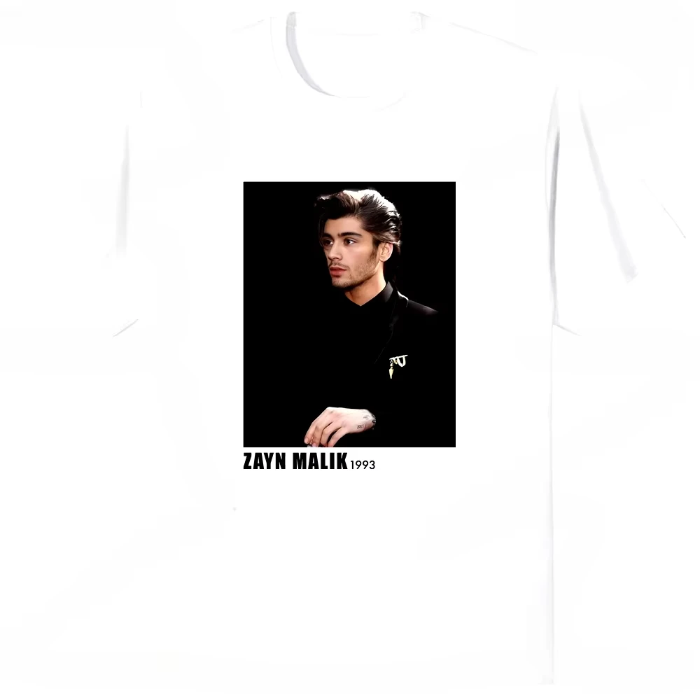 Room Under The Stairs 2025 Rapper Zayn Malik T-shirt O-Neck Short Sleeve Fans Gift Top Tee Oversized Casual Men's Women Clothing 3