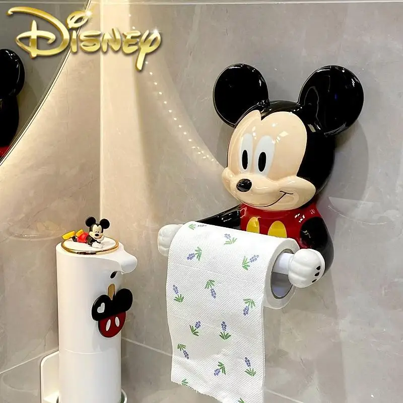 Disney-estante-de-ba-o-creativo-de-Mickey-Mouse-rollo-de-papel-higi ...
