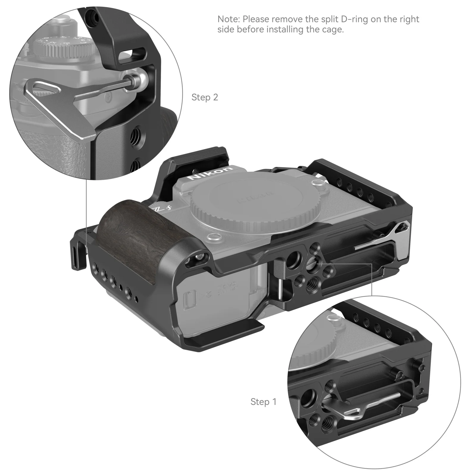 Smallrigカメラケージ、l字型ハンドル、nikon zf、Nikon z f、カメラ