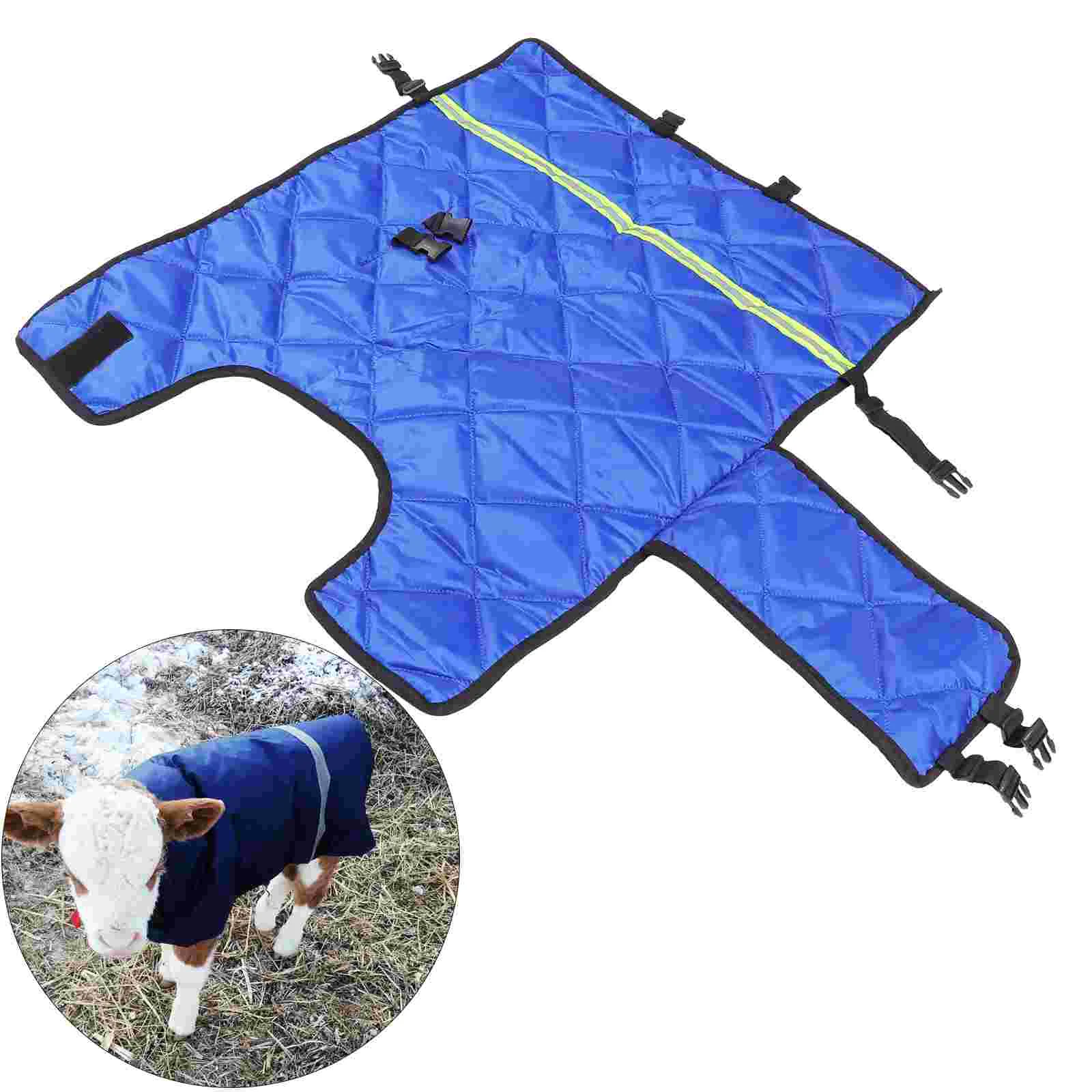 Stocking Calf Vest Man Fleece Blanket Livestock Flannel Horse Blankets for Winter Lamb Belly Protection 3