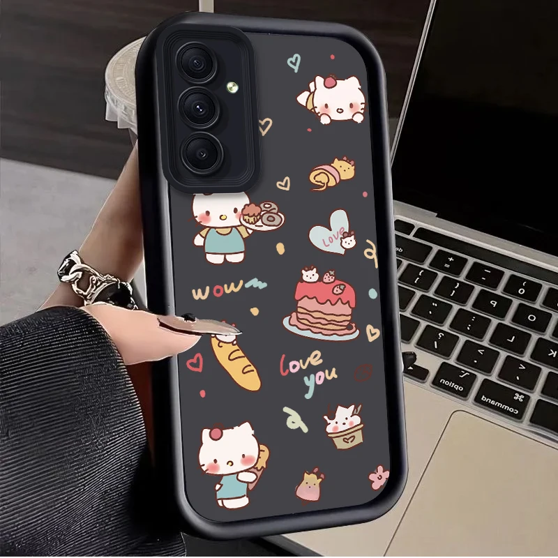 thumbnail image 1 of Sanrio funda de Hello Kitty para Samsung Galaxy S24, S23, S22, S21 Ultra Plus, S20 FE, A55, A54, A53, A52, A52S, A51, A50, A50S, A35, A34, 1 of 5