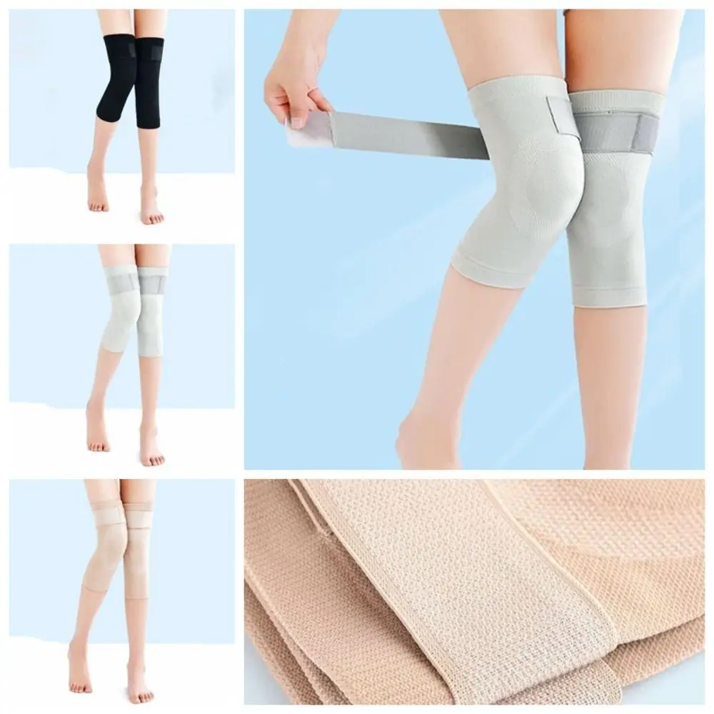 

Breathable Knee Pads Unisex Strap Anti Slip Free Adjustment Strap Warm Kneepads Nylon Thin Knee Sleeves Knee Bandage