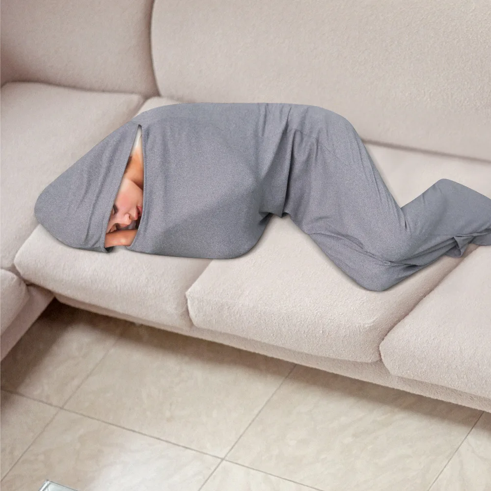 S/M/L/XL portable comfortable sleeping bag for adults and children, travel compression blanket, wrapped sleeping bag 2
