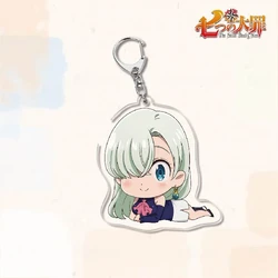 The Seven Deadly Sins Acrylic Keychain: Cute Anime Charm Pendant Keyring Gift - 6 cm (15)