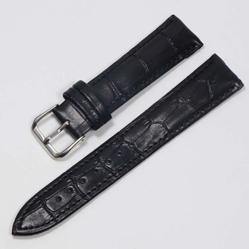 Premium Genuine Leather Watch Band - High-Quality Brown Strap