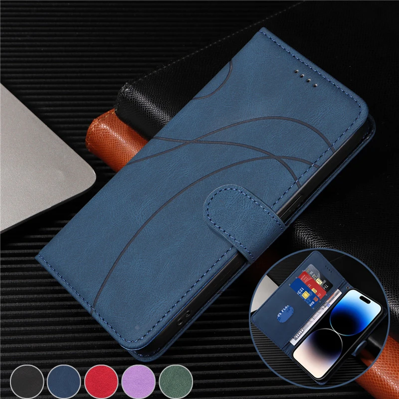 

Dream Line Flip A34 Phone Case For Samsung Galaxy A34 Cases A 34 5G SM-A346E A346B 6.6" Holder Wallet Leather Cover Phone Bags