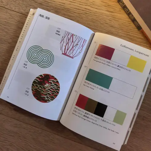 Colour Dictionary Applications Taisho Showa Era Color Manual Notebook CMYK Color Art Book Drawing Reference Book Latest Second - Image 6