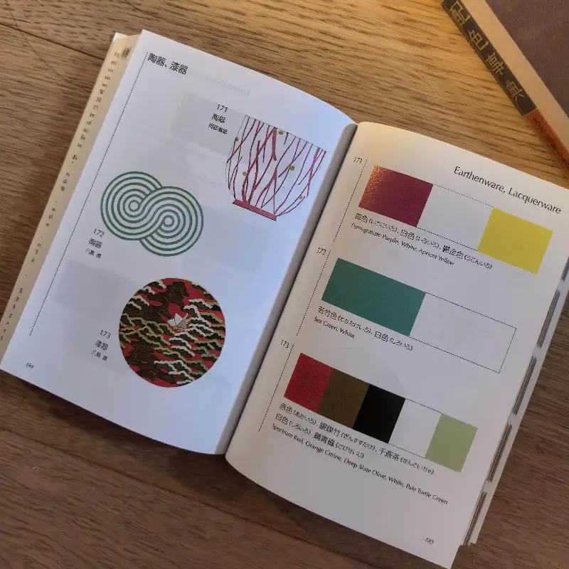 Colour Dictionary Applications Taisho Showa Era Color Manual Notebook CMYK Color Art Book Drawing Reference Book Latest Second - Image 6