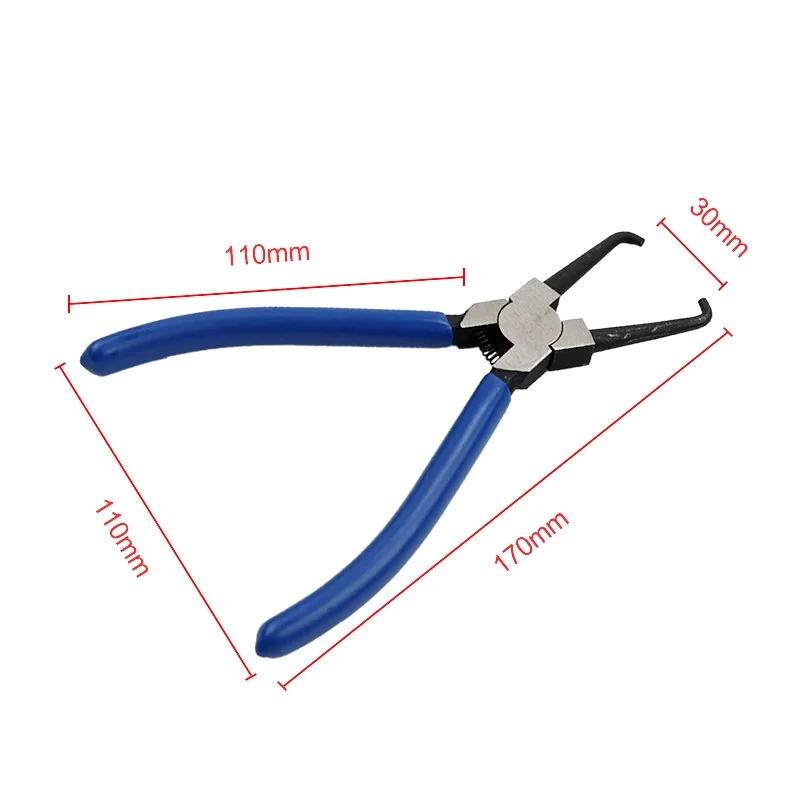 Pinza Flessibile Per Fascette Stringitubo - Per Auto E Moto | Acciaio Zincato | Lunga Portata Per Spazi Stretti