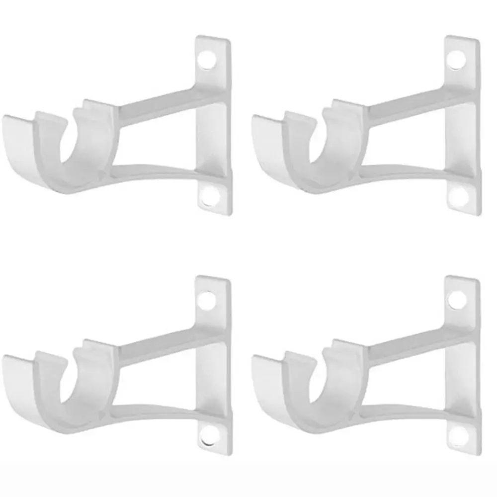 

Aluminum Alloy Durable Home Hangers Kitchen for Drapes Curtain Rod Holders Curtain Rod Bracket Rod Hooks Hardware