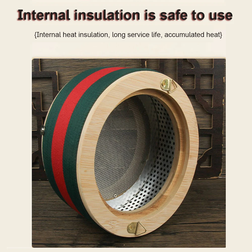 Solid wood Smokeless moxibustion jar Suspending Fire Light Direct Radiation Body Massage Device Warm Compress Acupunture Therapy