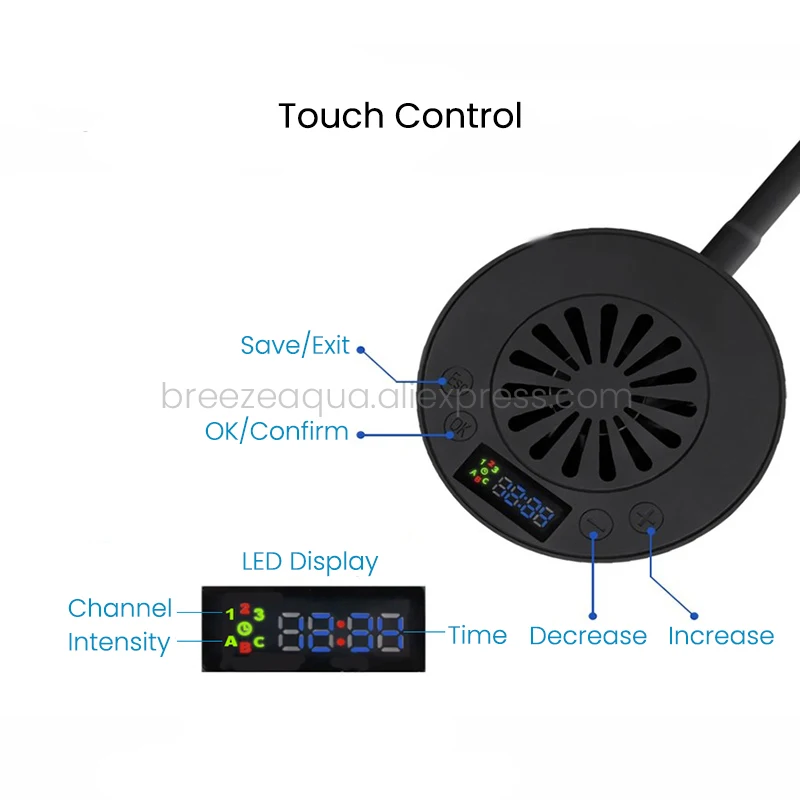 Aquarium Light Spectra Aqua Knight V2 36W Full Spectrum Touch Control