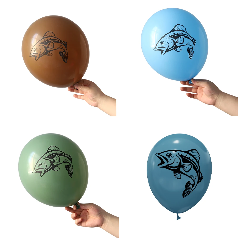Juego de globos de trucha arcoíris, globo grande de aluminio para trucha,  globo estampado de trucha, pesca en el océano, suministros para fiesta de  cumpleaños, Baby Shower - AliExpress, image size:1000x1000