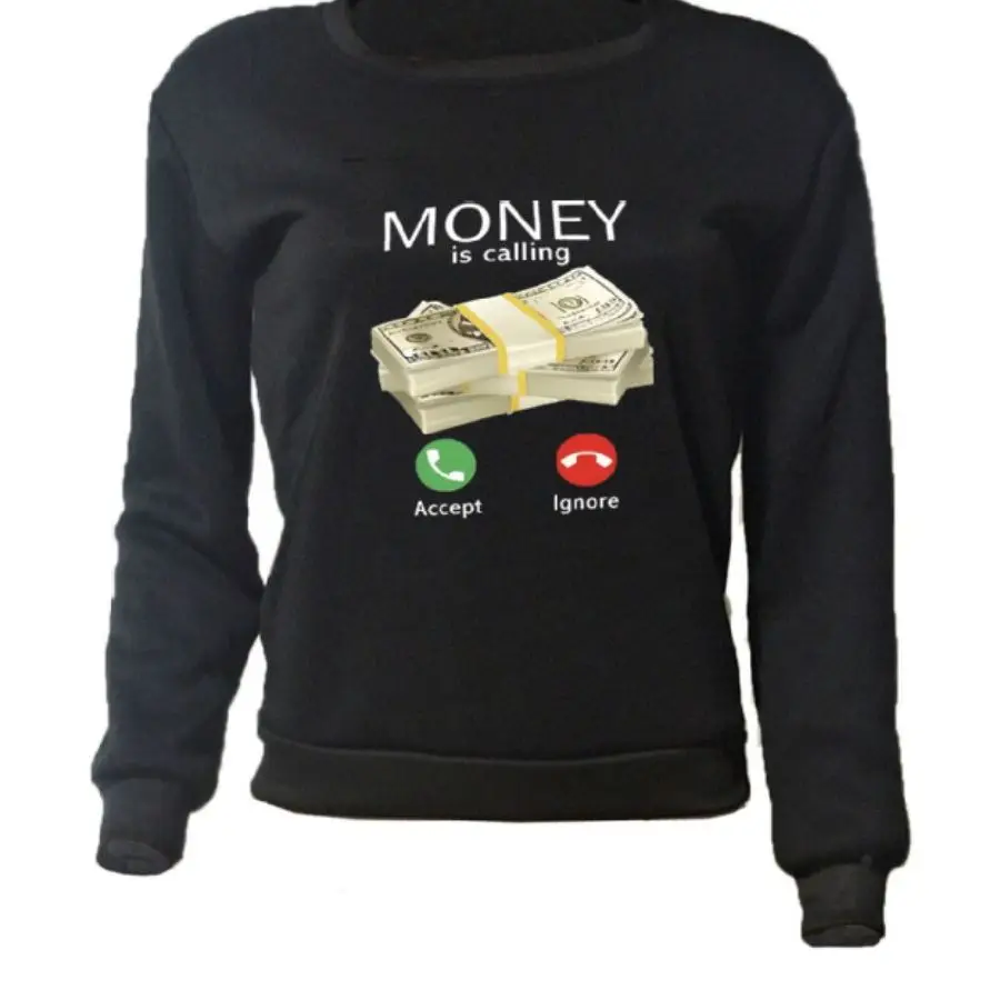 Sudadera con estampado de letras de dinero BOLUBAO, sudaderas con capucha de marca de moda para mujer, nuevas sudaderas con capucha casuales de primavera y otoño, sudaderas con capucha superiores, sudadera