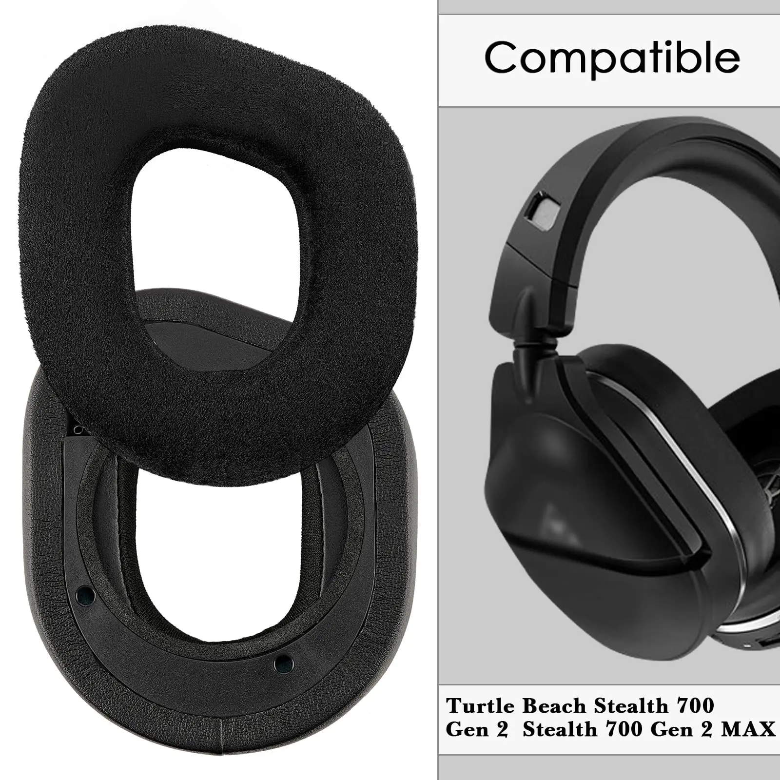 Turtle Beach Stealth 700 Gen 2 Stealth700 Gen2 MAX Headphones Ear pads foam Cushions