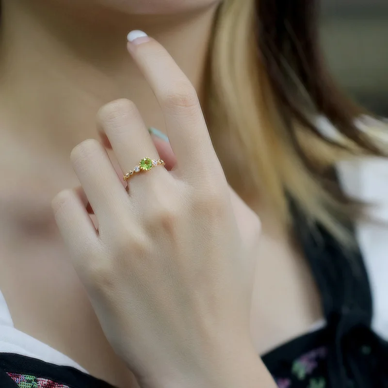 [韓国人気ジュエリー] nff Bud Crest Ring Lilac bud crest ring-lilac - 감도 깊은 취향 셀렉트샵 29CM
