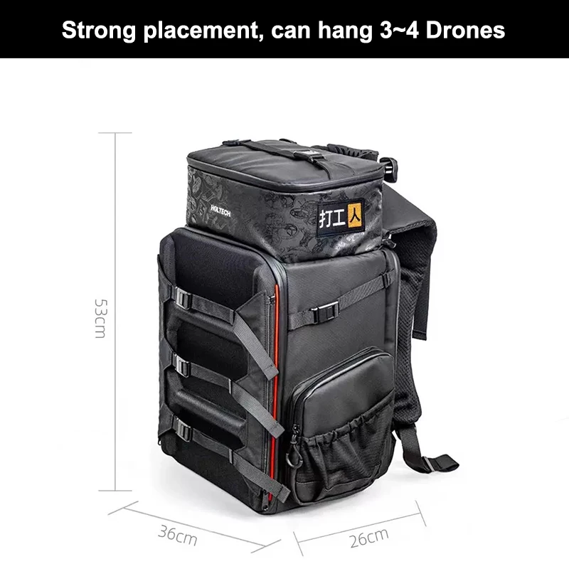 Sac à Dos HGLRC pour Drone FPV et Photographie - Lot Sacoche B1 et Housse