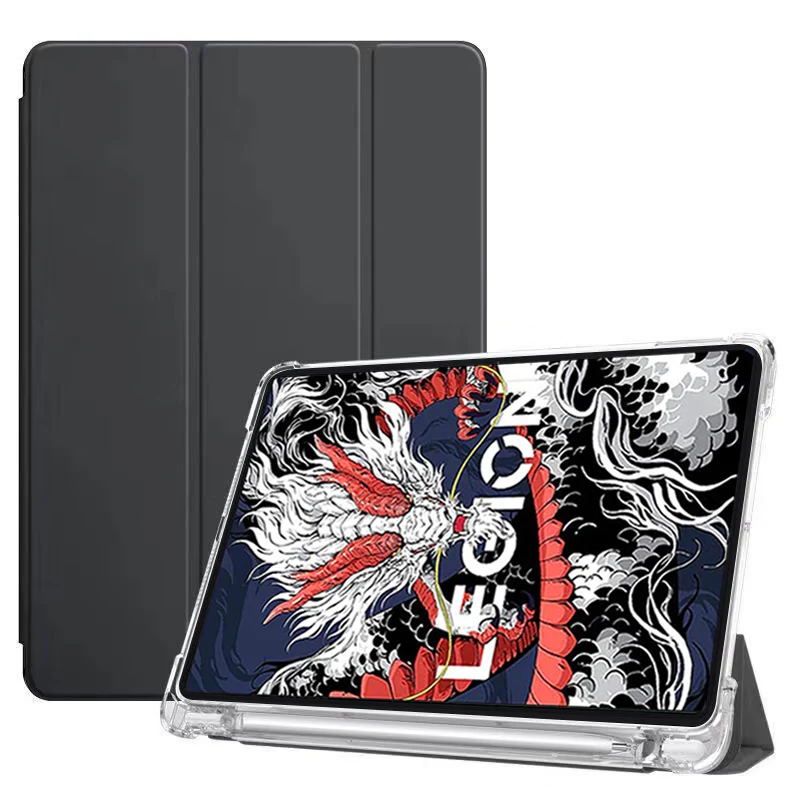 Etui na Lenovo LEGION Y700 3. generacji 8,8 cala TB321FU z uchwytem na ołówek Miękki tylny stojak TPU Funda na Lenovo Y700 Gen 3 Cover