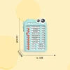 My Chores Checklist Caravan Chores Self-discipline Clock Board Caravan Refrigerator Memo Chart Note Message Board for Kids 5