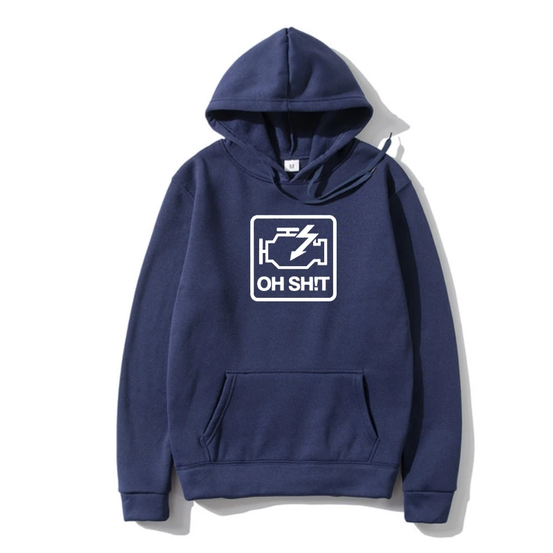 

2022 Fashion Warm Men Outerwear Oh Sh! Engine Warning Ligh Mens Funny Car Outerwear, Gif for Dad Him