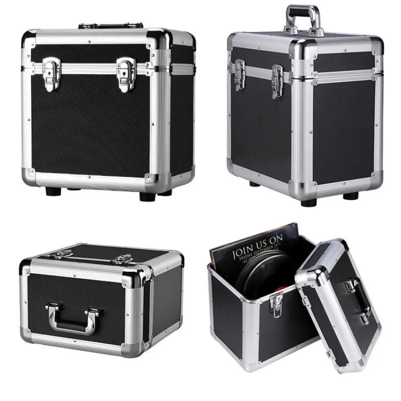 Hard Shell Aluminum CD and DVD Record Storage Case, Box Tool Case, Low Price 5