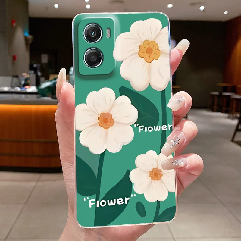 Fashion Butterfly Flower Phone Case - Soft TPU Silicone Back Bumper Etui