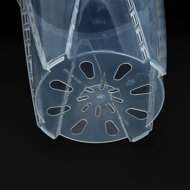 Virágcserélő Hálószobás Gyökérvezérlés Tiszta Edény Kerti Növényi Vízelvezető Edények Lyukakkal Átlátszó Virág Pozsgás Növények Növény - Image 4