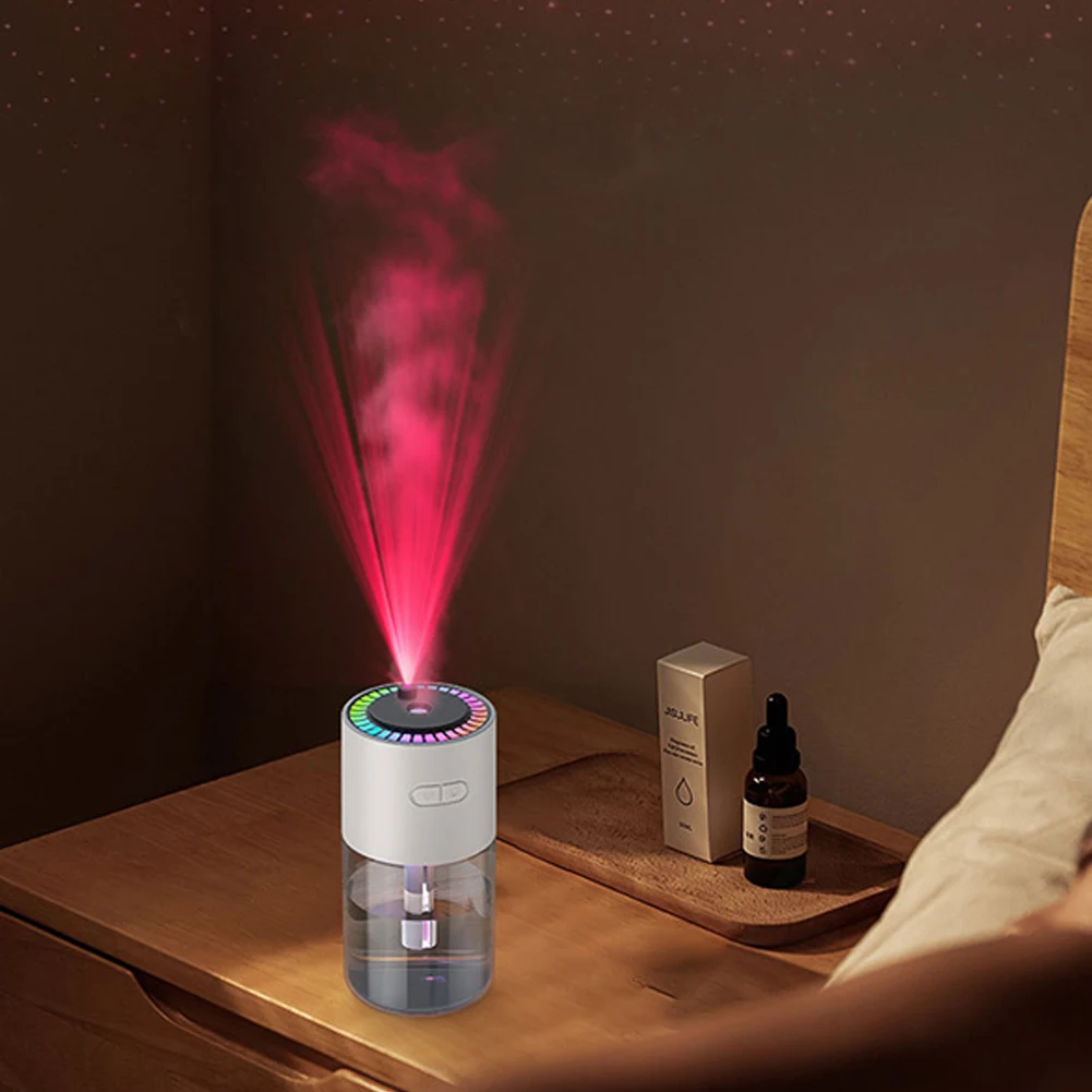 Essential Oil Diffuser with Colorful Night Light Rechargeable Mini Aromatherapy Machine Luminous Humidifier for Bedroom Home Car