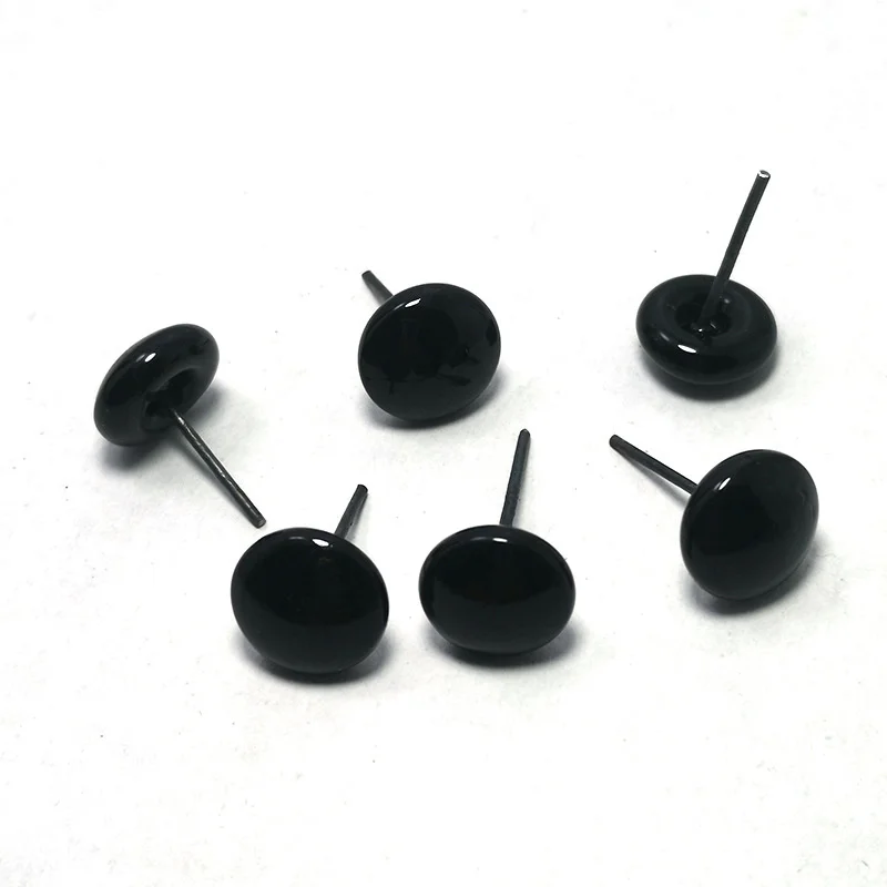 100Pcs 2m/6m/8m/12m Wool Felt Handmade DIY Needle Insert Glass Simulation Doll Eye Toy Dough Sculpture Food Carv Accessories Toy 3