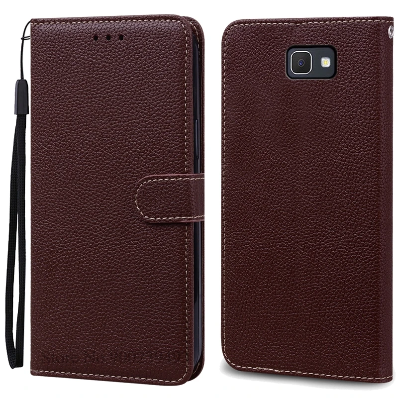 Leather Wallet Flip Cover for Samsung Galaxy J7 Prime