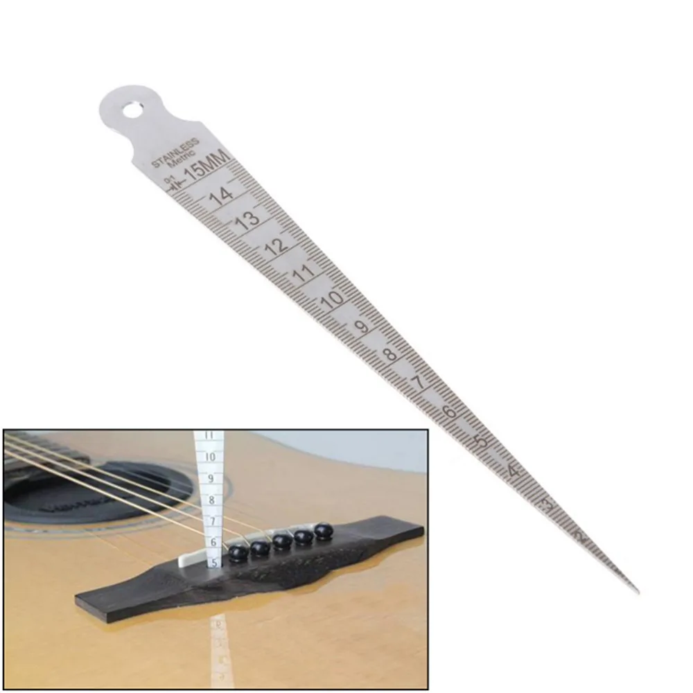 Regla Medidora Para Guitarra - Herramienta Luthier Para Ajuste De Cuerdas
