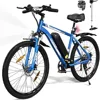 Bicicleta Eléctrica para Adultos, Bicicleta de Montaña de 26", EBike de Paseo con Batería Extraíble de 36V 15Ah, Pantalla LCD, D 1