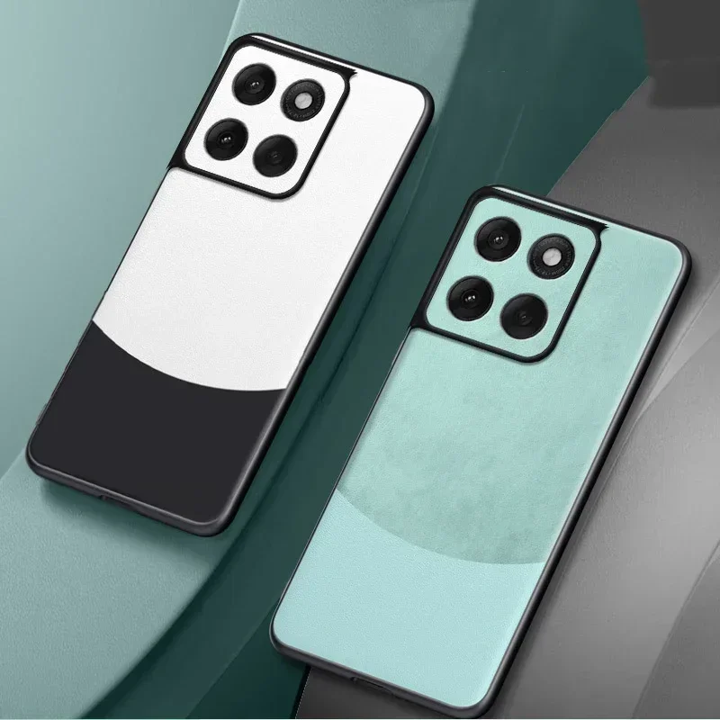 Luxury Leather Back Phone Case - Stylish and Durable Silicone Back Cover