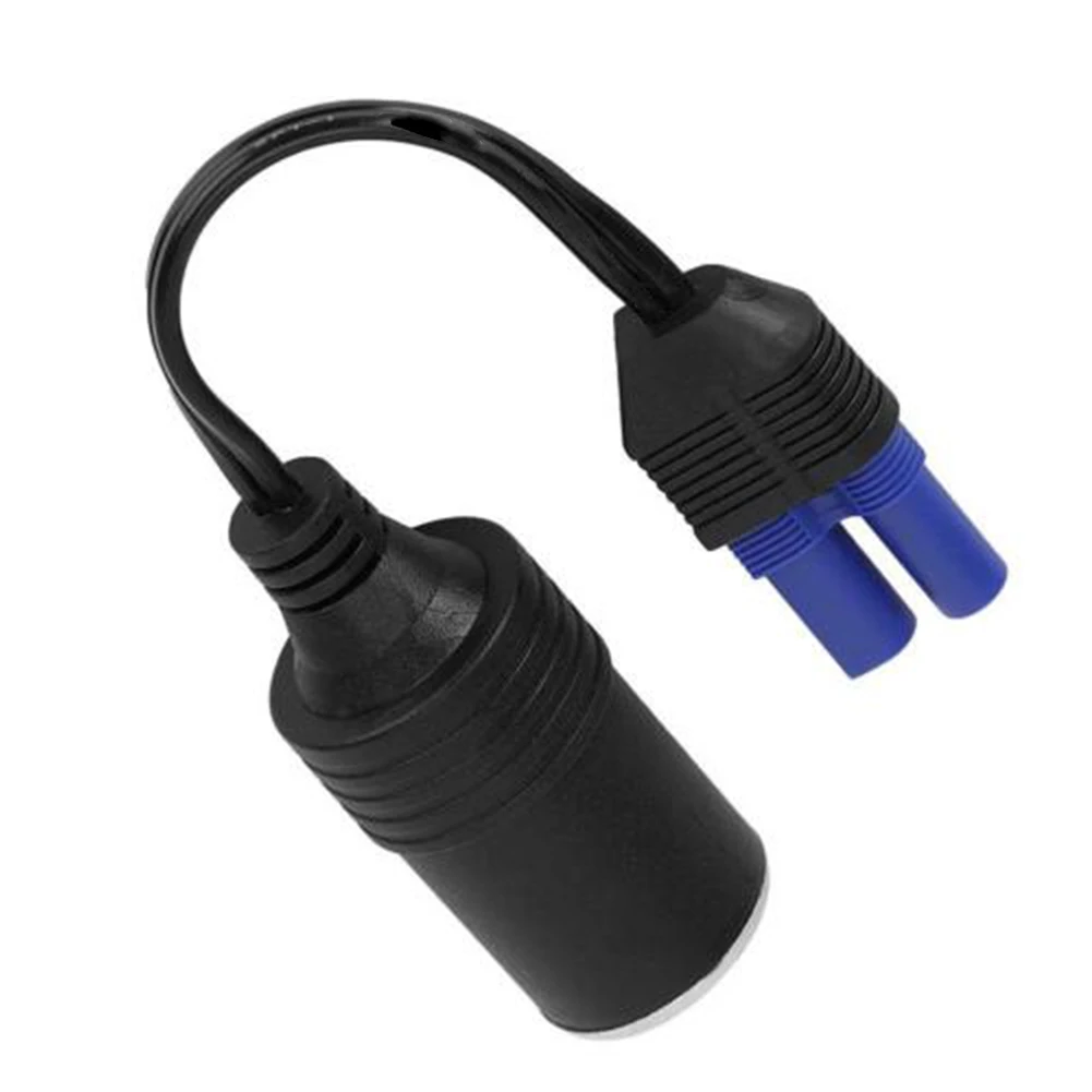 

Brand New Power Socket Adapter Accessories 1Pcs Black Connector EC5 Lighter Socket Adapter For 12V Car Battery