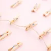 300/500/1000 Pieces Mini Wooden Clip Natural Wooden Clothespins DIY Decorative Log Color Hanging Photo Clips with Metal Spring 3