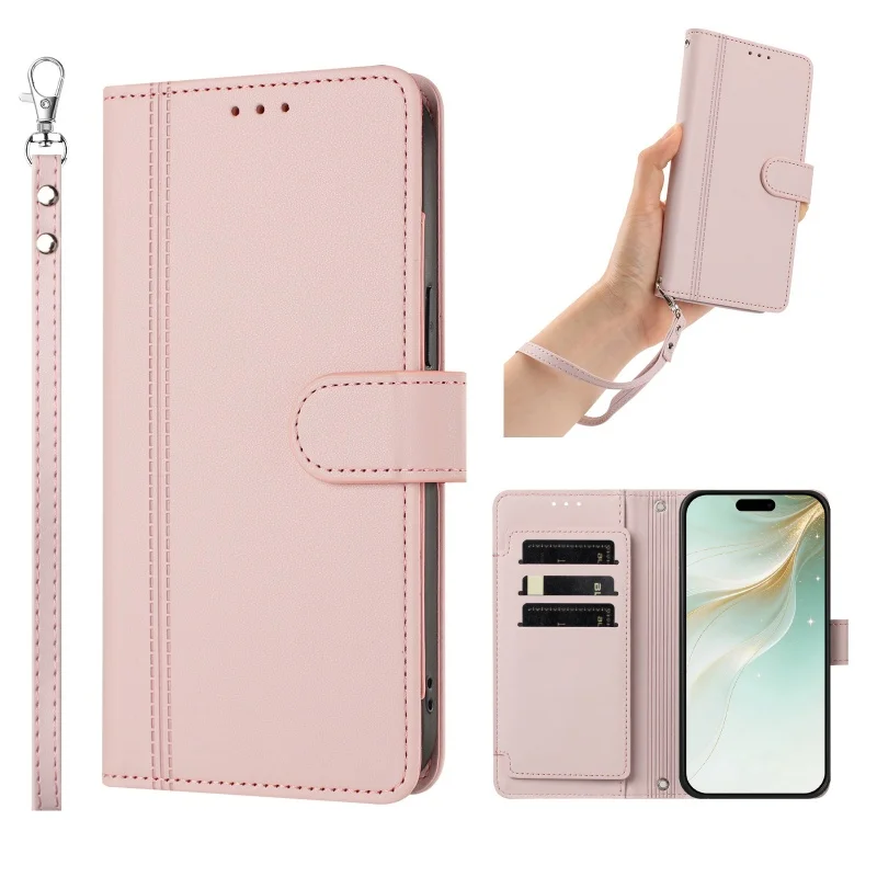 Premium PU Leather Flip Wallet Phone Case Cover