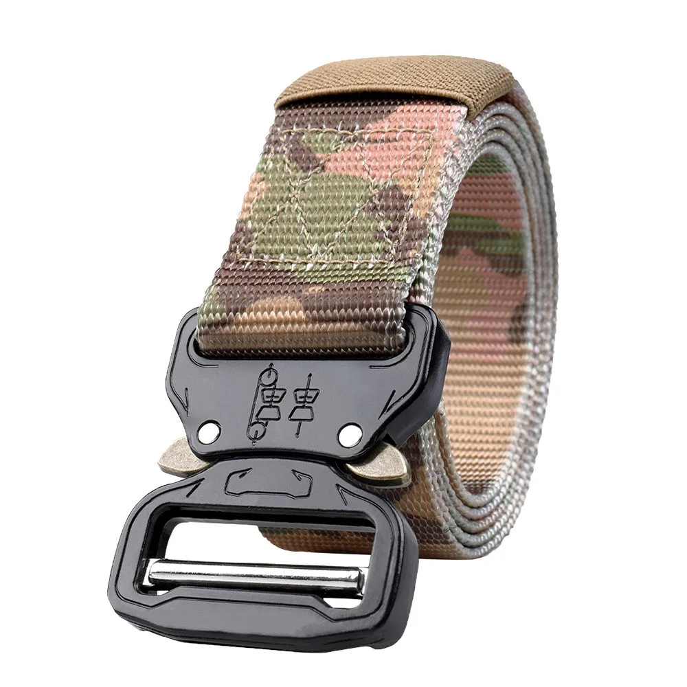 2023 Nylon Belt Men Army Tactical Belt Molle Military Combat Belts Knock Off Emergency Survival Waist Tactical Gear Dropship