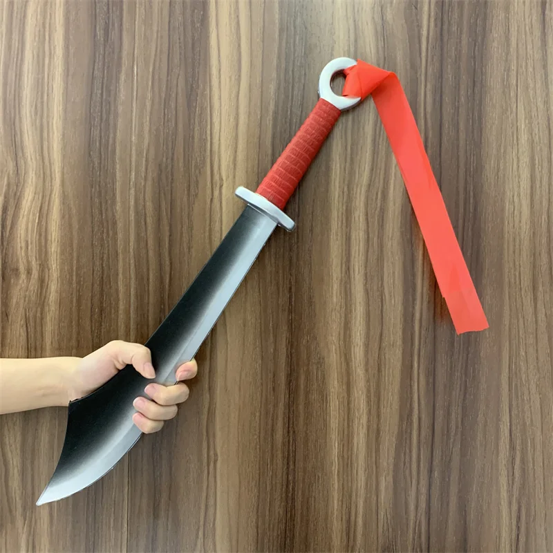1:1 Cosplay Knife War Knife Sword Performance Prop Weapon Role Playing Chinese Style Cos Weapon Rubber Model Kids Toy 48cm