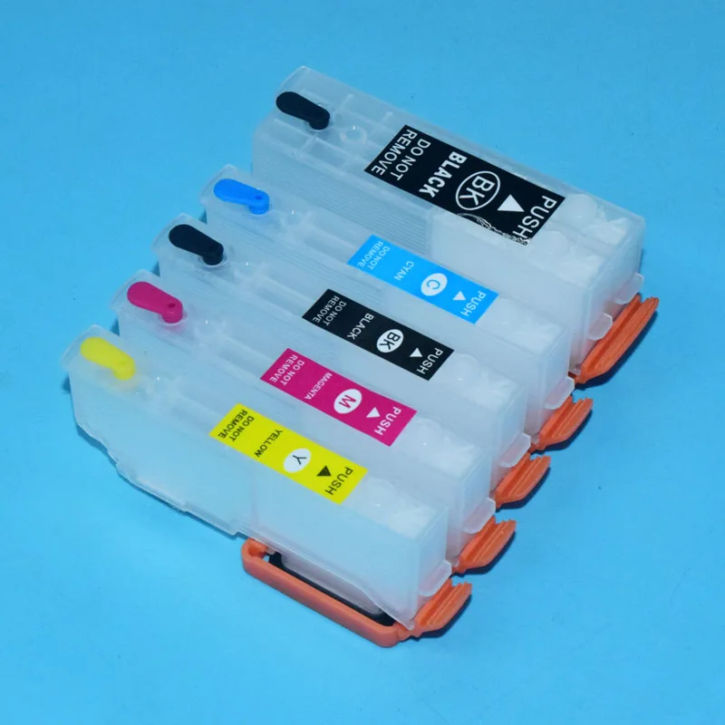 Printer Supplies Ink Cartridge Inkjet Ink Cartridge 5PCS 26xl Refillable Ink Cartridge With Auto Reset Chip For Epson XP 520 XP 600 XP 610 XP 620 XP 700 XP 800 XP 810 XP 820