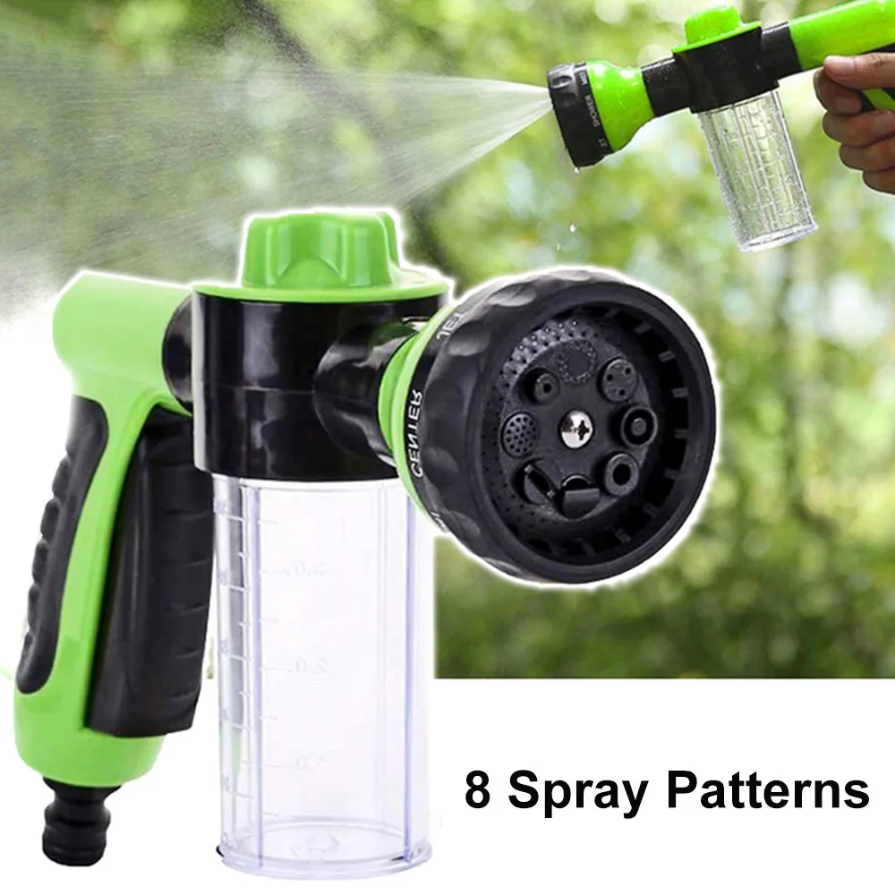 8 in1 Foam water gun Car washing water gun Nozzle Foam Bottle Soap Sprayer