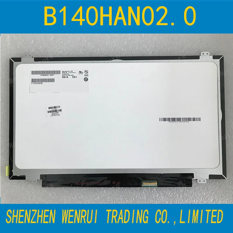 

Экран 14,0 дюйма B140HAN01.2 LP140WF1 SPB1 B140HAN01.3 B140HAN02.0 B140HAN01.1 для Lenovo Thinkpad L440 T440 1920 X1080 Ips Edp