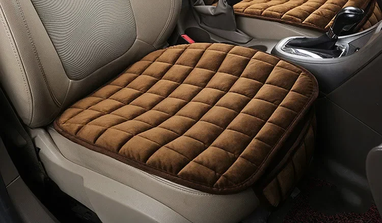 Universal Auto Sitz Abdeckung Kissen Anti-slip Vorderen Stuhl Sitz Atmungsaktive Pad Winter Warme Auto Sitz Protector Sitzbezüge Für autos – Detail 8