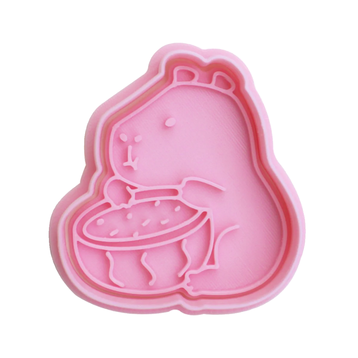 Capybara Shaped Cookie Cutter Cute DIY Animal Fondant Biscuit Mold 3D Cake Decoration Tools Baking Accessories Kitchen Gadget