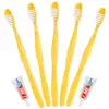 100Pcs Disposable Hotel Toothbrush Portable Travel Toothbrush With Toothpaste Kit Oral Care Teeth Cleaning Brushes Teeth Care 4