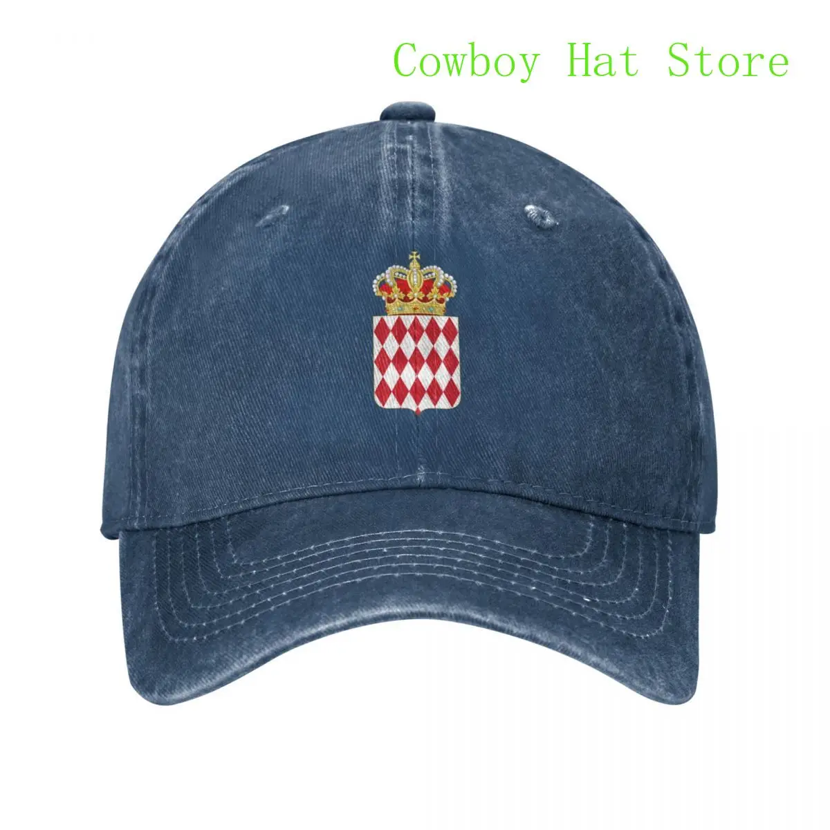 

Best Crowned coat of arms of Monaco Baseball Cap Brand Man Caps Hat Beach Hats For Women Men'S