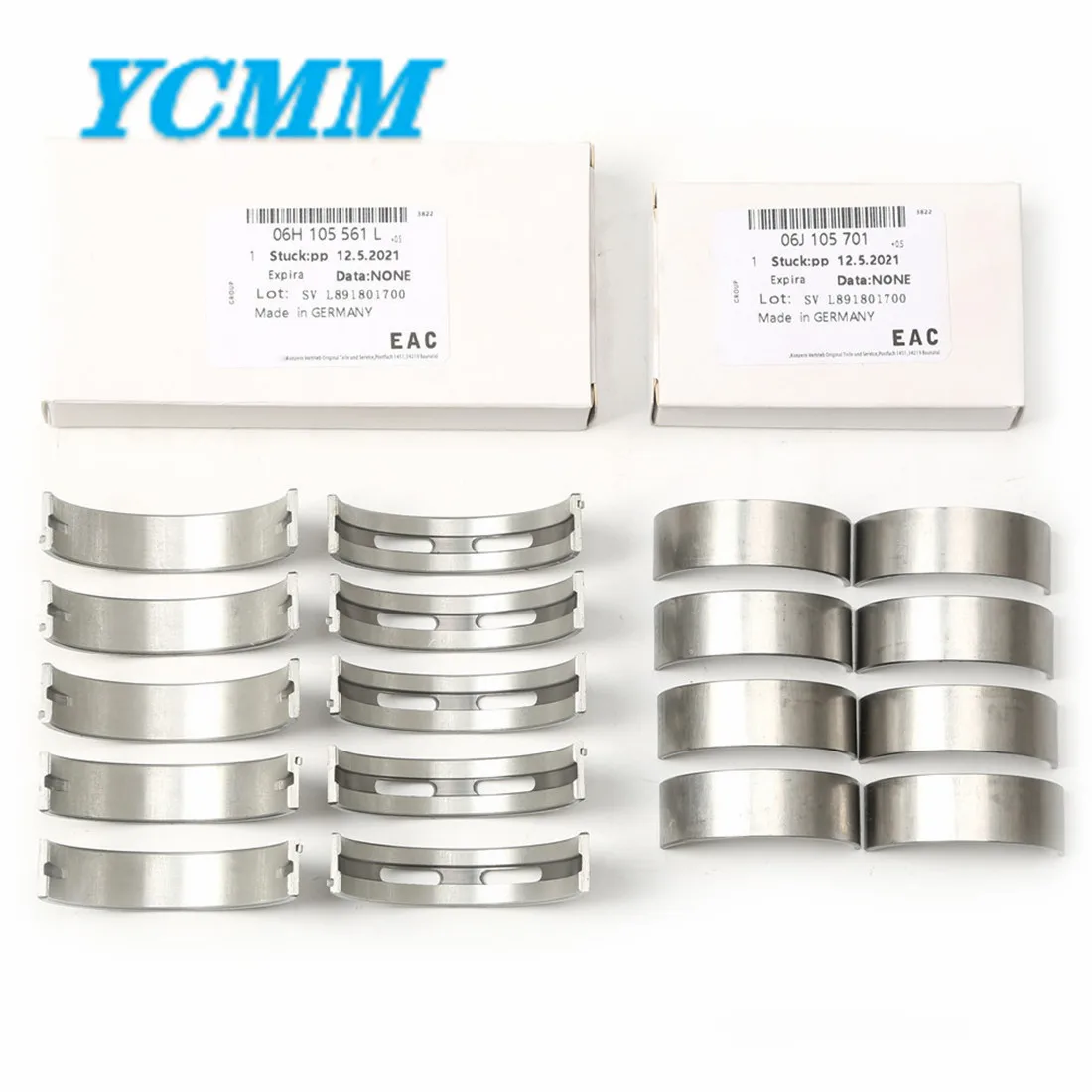 

New Engine Crankshaft & Connector Rod Bearing Shell Kit STD+0.5MM For VW Audi Skoda Seat EA888 MK2 1.8/2.0T 06H105561L 06J105701